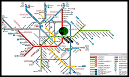 Plan der U-Bahn